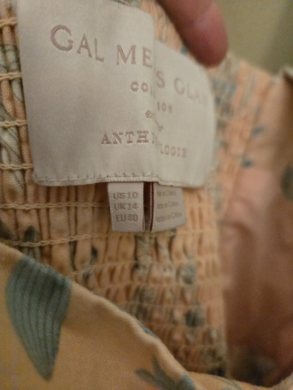 Anthropologie Floral Maxi Dress Size 10 - Picture 13 of 16